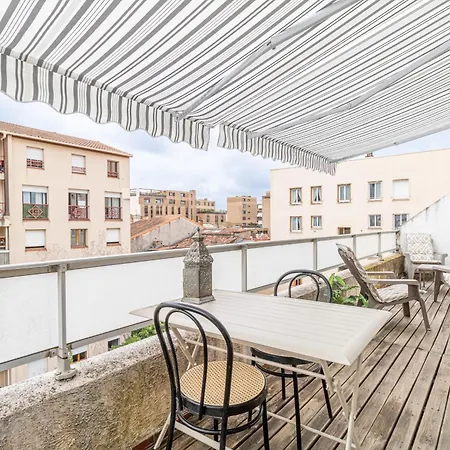 Appartement Bright Flat With Terrace - Near Train Station Toulouse